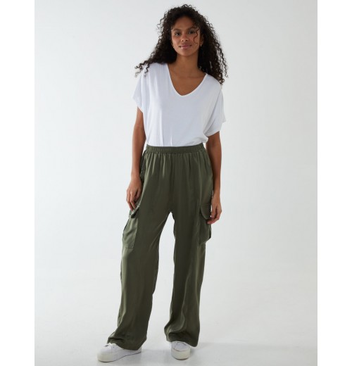 Wide Leg Cargo Trouser