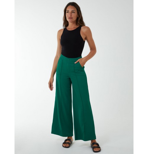 Wide Leg Palazzo Trousers