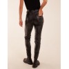 Camouflage PU Leather Skinny Jean