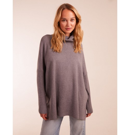 High Neck Boxy Jumper